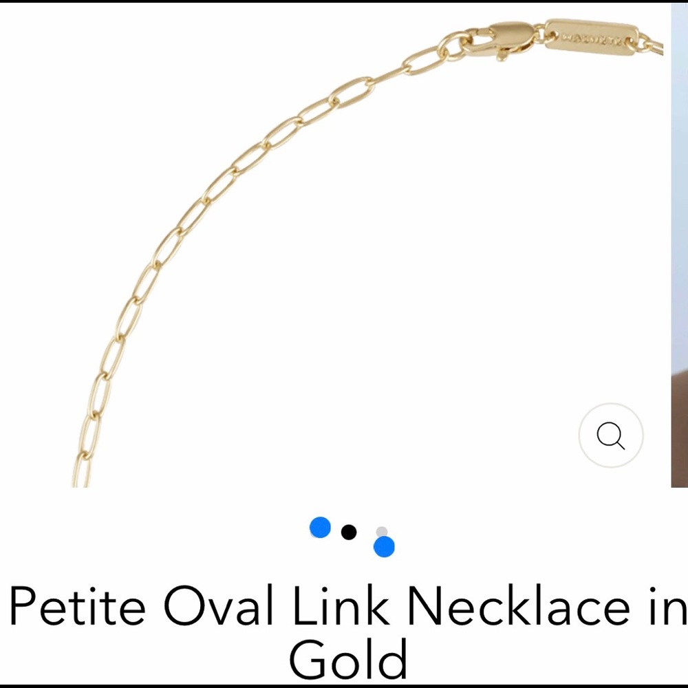 Machete Petite Oval Link 16-Inch Layering Necklace in 14K Gold Vermeil - Picture 4 of 11